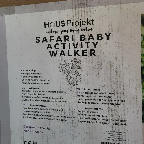 Hous Projekt Baby Activity Walker - Safari - Picture 2 of 4